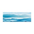 Trademark Fine Art James Mcloughlin 'Misty Mountains Xi' Canvas Art, 6x19 WAG10100-C619GG